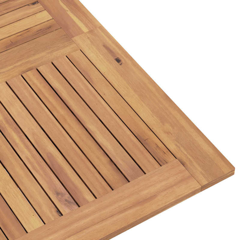 Zestaw Bistro Ogrodowego 3 pcs Brązowy Drewno Teakowe