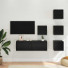 Zestaw szafek RTV 5 pcs 100 x 30 x 30 cm Czarny dąb