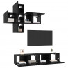 Zestaw szafek RTV 3 pcs Drewno inżynieryjne