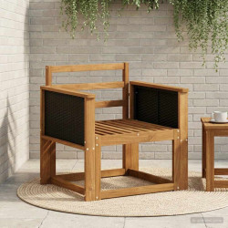 Środkowa sofa ogrodowa Lite Drewno Akacji naturalny