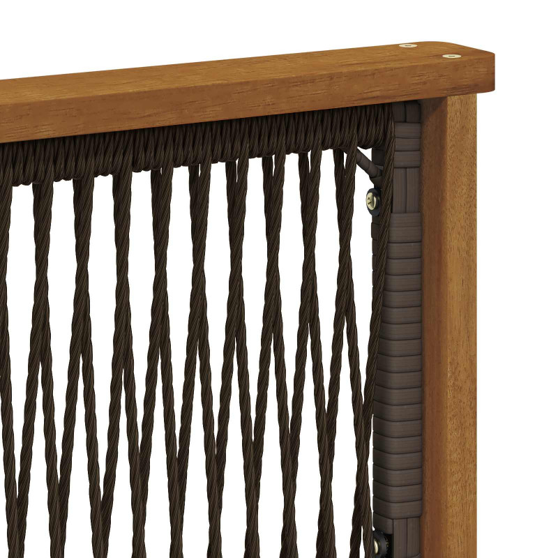 Środkowa sofa ogrodowa Lite Drewno Akacji naturalny