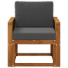 Środkowa sofa ogrodowa Lite Drewno Akacji naturalny