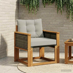 Sofa na zewnątrz Lite Drewno Akacji naturalny
