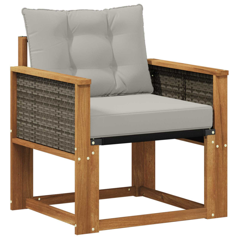 Sofa na zewnątrz Lite Drewno Akacji naturalny