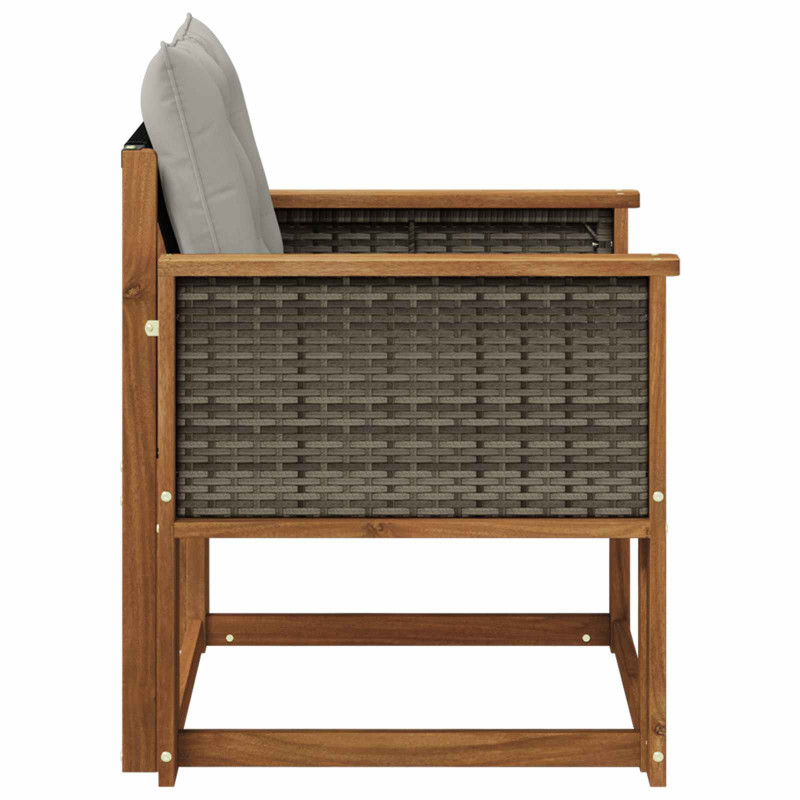 Sofa na zewnątrz Lite Drewno Akacji naturalny