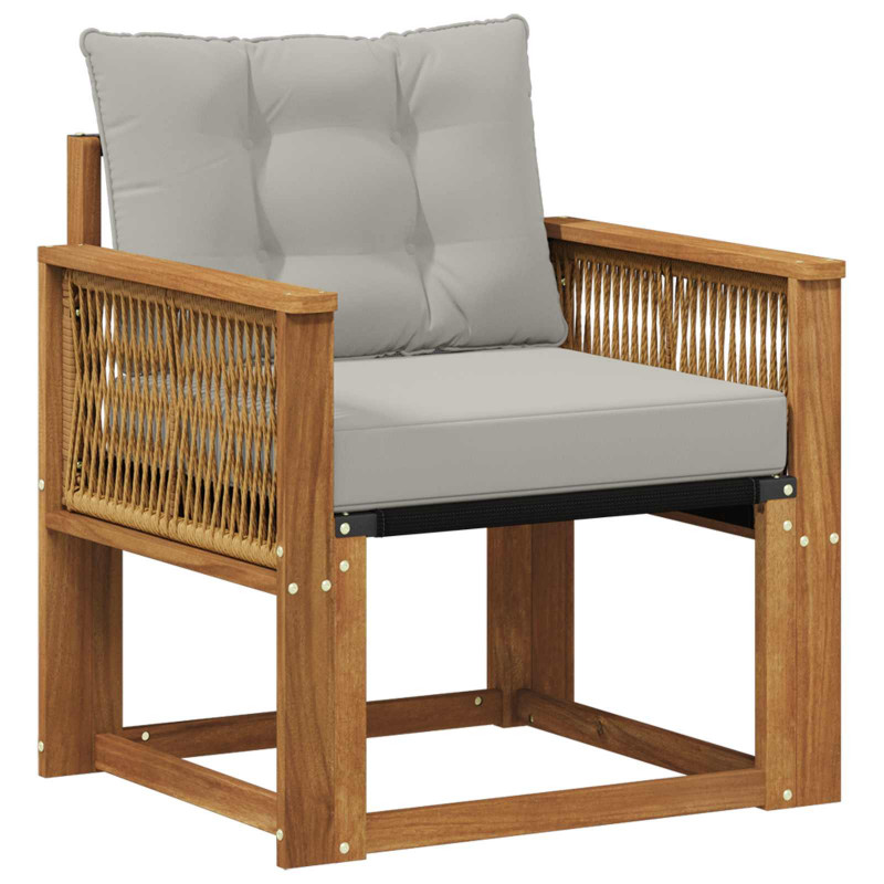 Sofa na zewnątrz Lite Drewno Akacji naturalny