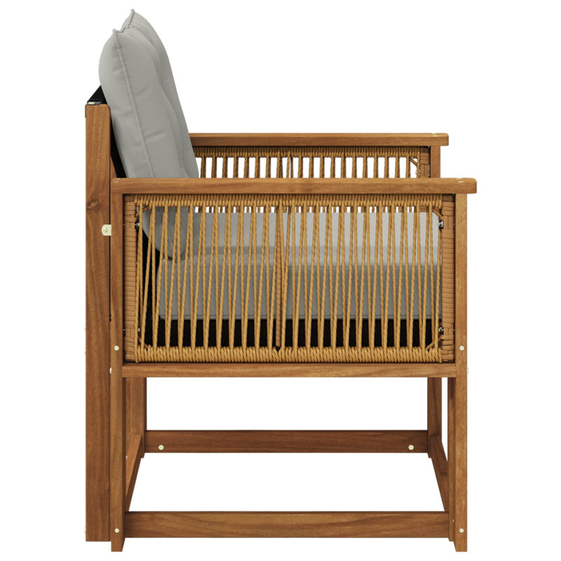 Sofa na zewnątrz Lite Drewno Akacji naturalny