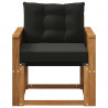 Środkowa sofa ogrodowa Lite Drewno Akacji naturalny