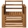 Środkowa sofa ogrodowa naturalny