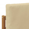 Środkowa sofa ogrodowa naturalny