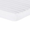 Sofa rozsuwana z materacami, kremowa, 90x200 cm, tkanina