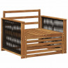 Środkowa sofa ogrodowa naturalny