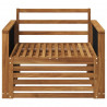 Środkowa sofa ogrodowa naturalny