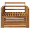 Środkowa sofa ogrodowa naturalny