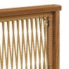 Środkowa sofa ogrodowa naturalny