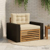 Środkowa sofa ogrodowa Lite Drewno Akacji naturalny