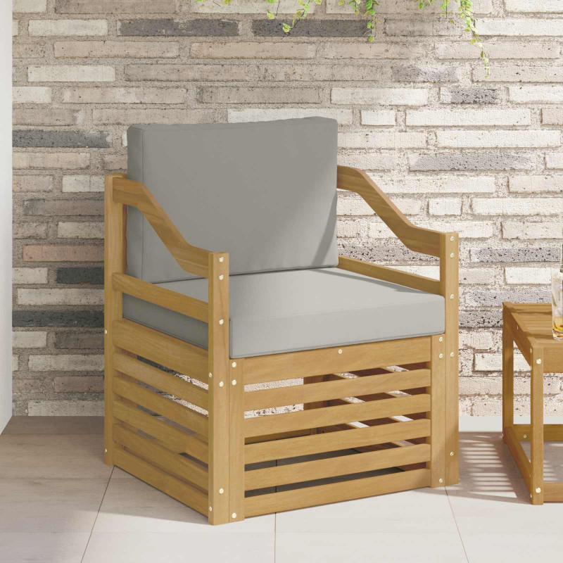 Sofa na zewnątrz Poliester Biały