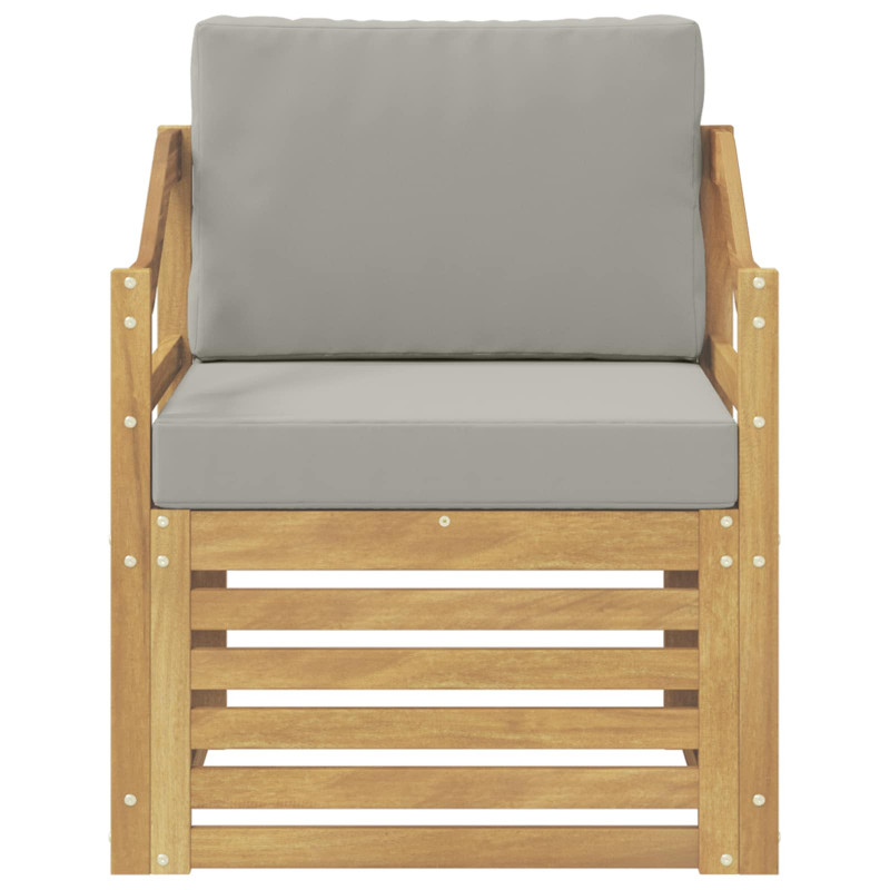 Sofa na zewnątrz Poliester Biały