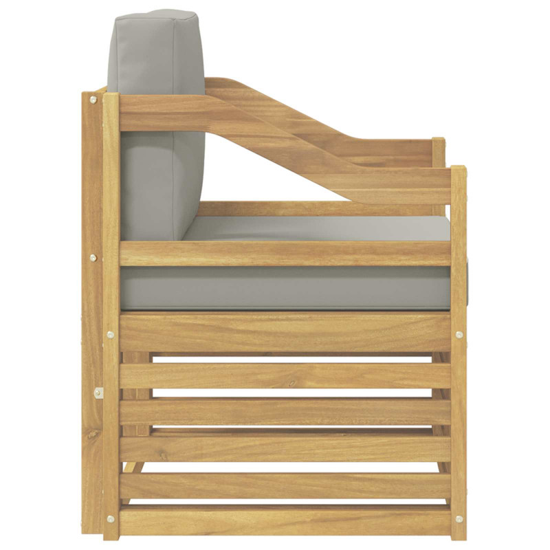 Sofa na zewnątrz Poliester Biały