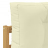 Sofa na zewnątrz Biały i kremowy