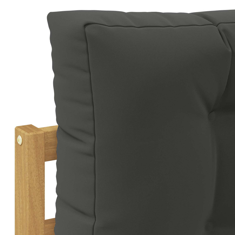 Sofa na zewnątrz Biały i antracyt
