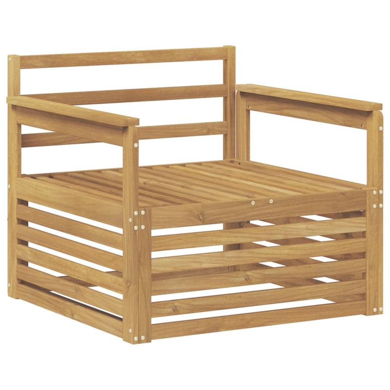 Sofa na zewnątrz Lite Drewno Akacji Biały