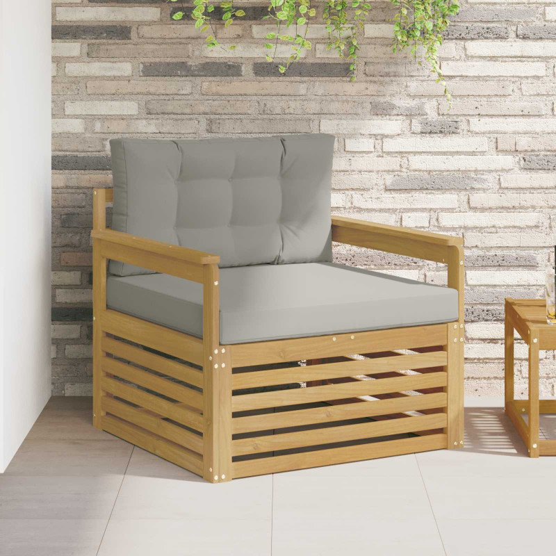 Sofa na zewnątrz Poliester Biały