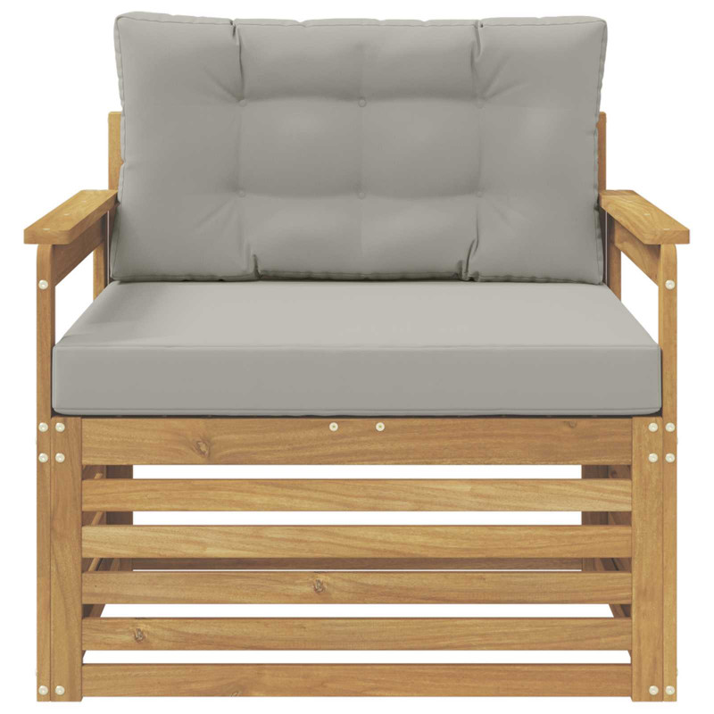 Sofa na zewnątrz Poliester Biały