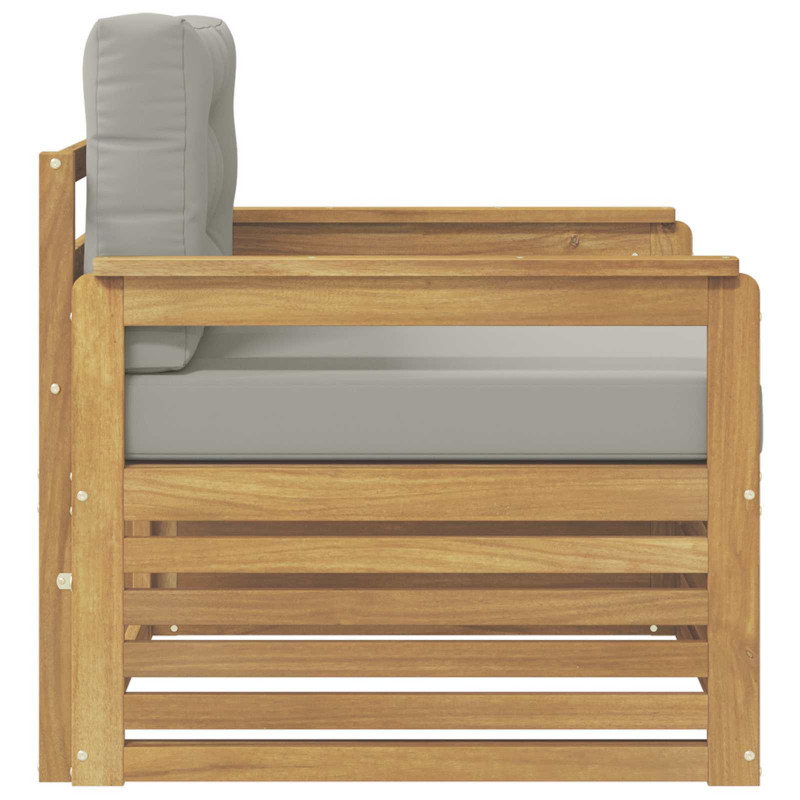 Sofa na zewnątrz Poliester Biały