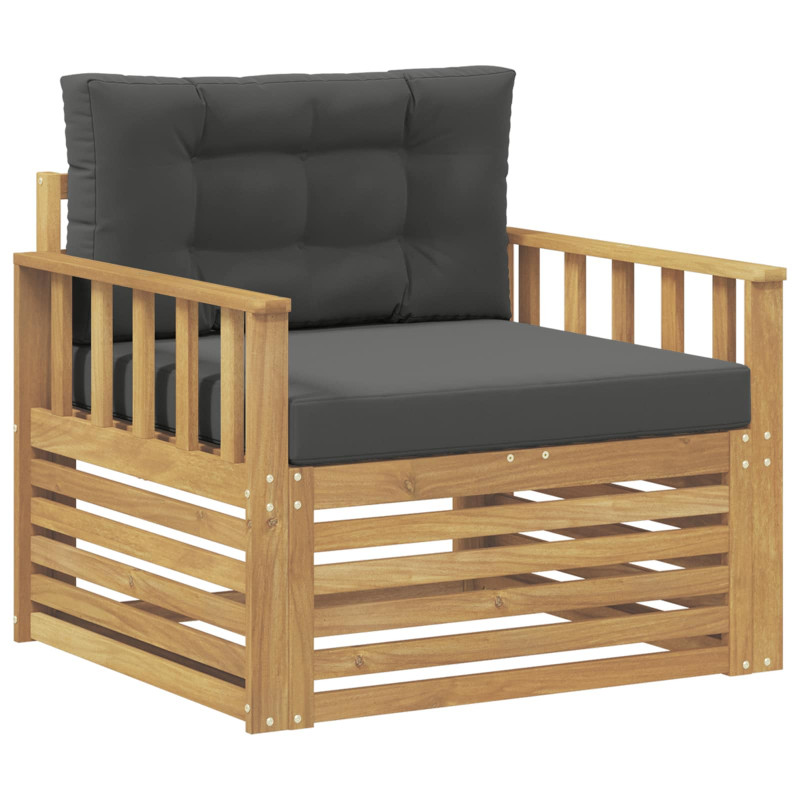 Sofa na zewnątrz Poliester Biały
