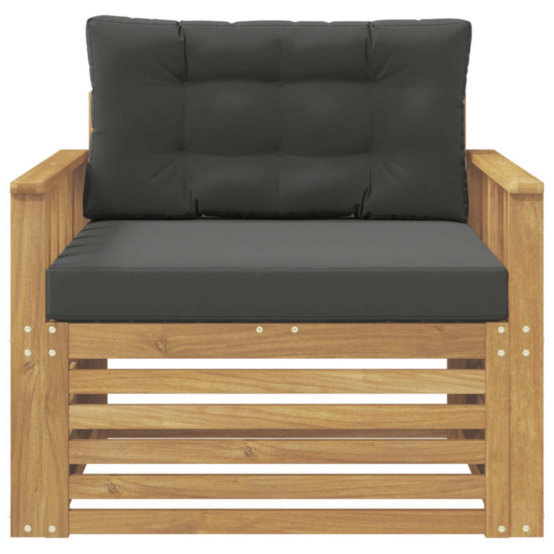 Sofa na zewnątrz Poliester Biały