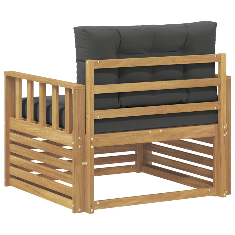 Sofa na zewnątrz Poliester Biały