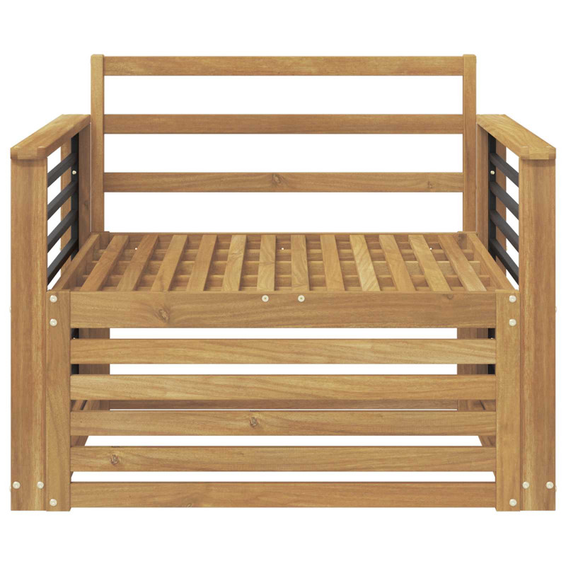 Sofa na zewnątrz Lite Drewno Akacji Biały