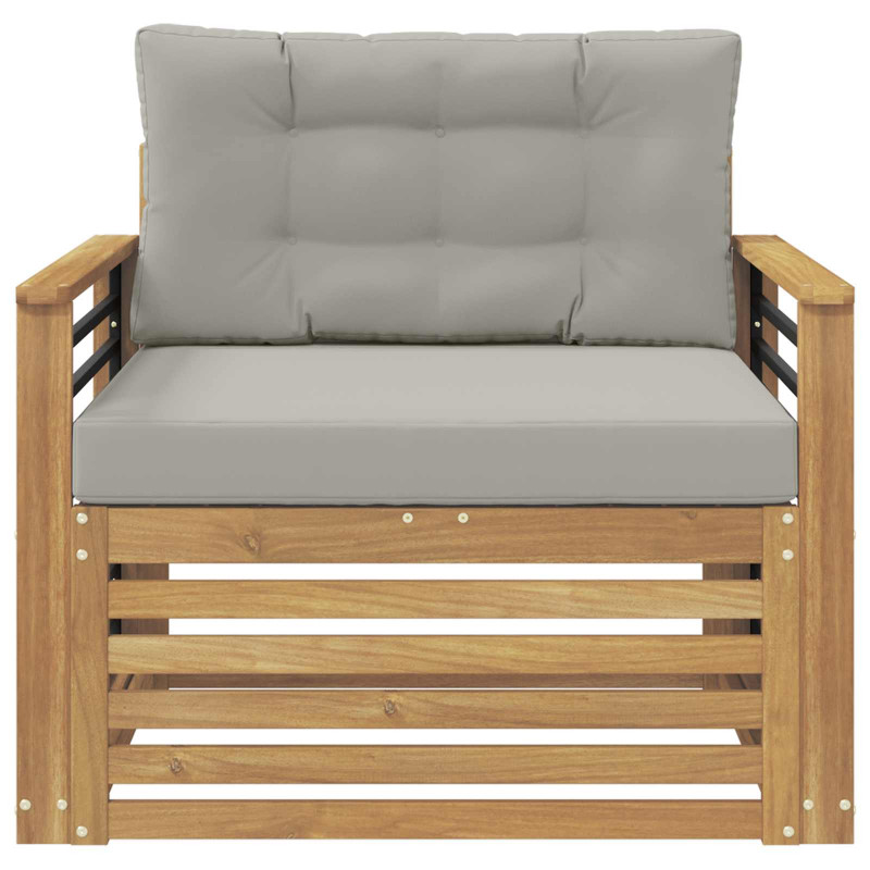 Sofa na zewnątrz Poliester Biały