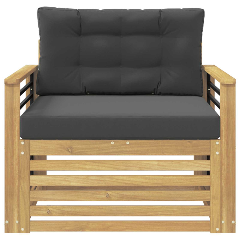 Sofa na zewnątrz Poliester Biały