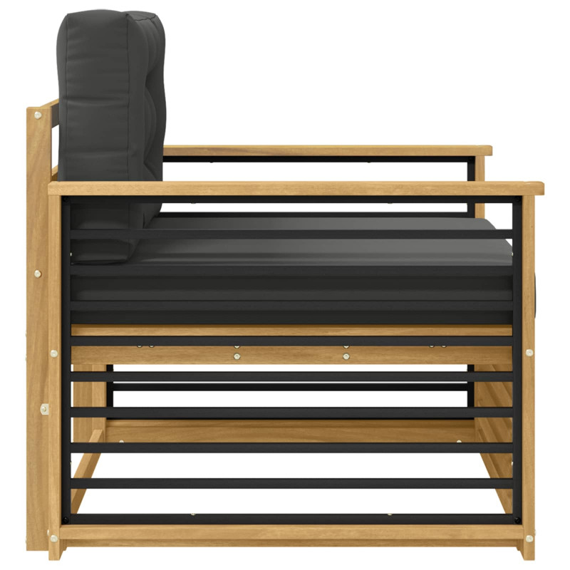 Sofa na zewnątrz Poliester Biały