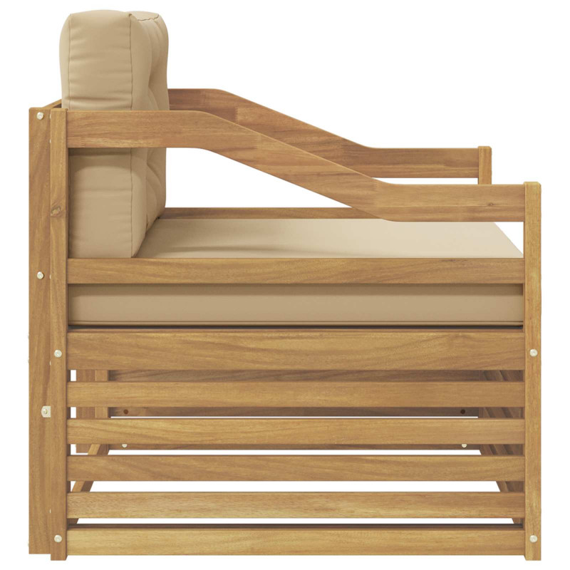 Sofa na zewnątrz Biały i Beżowy