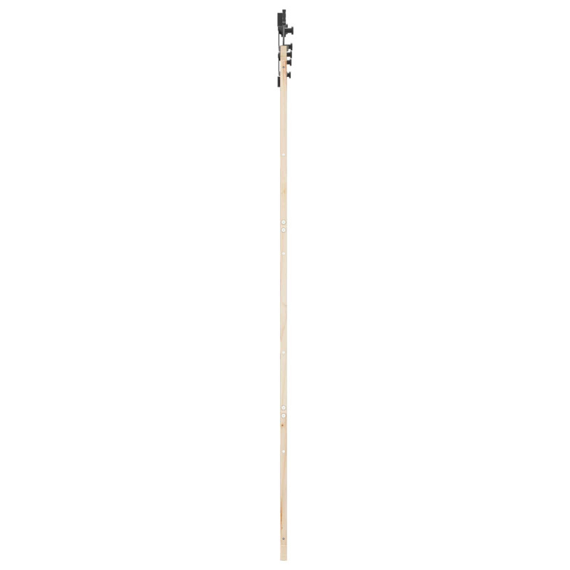 Drzwi przesuwne naturalny 100 x 208 cm Lite drewno sosnowe