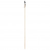 Drzwi przesuwne naturalny 100 x 208 cm Lite drewno sosnowe