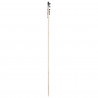 Drzwi przesuwne naturalny 90 x 208 cm Lite drewno sosnowe
