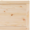 Drzwi przesuwne naturalny 90 x 208 cm Lite drewno sosnowe