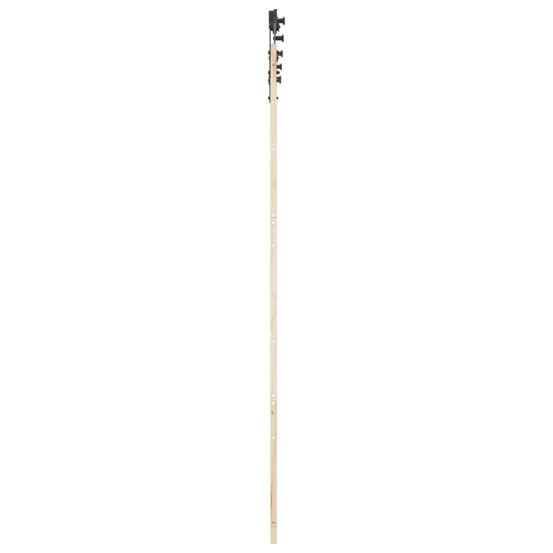 Drzwi przesuwne naturalny 100 x 208 cm Lite drewno sosnowe
