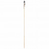 Drzwi przesuwne naturalny 100 x 208 cm Lite drewno sosnowe
