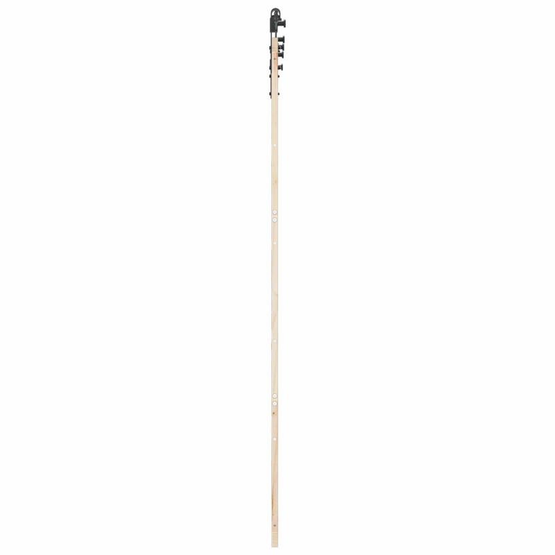 Drzwi przesuwne naturalny 100 x 208 cm Lite drewno sosnowe