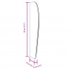 Ucho Głowy Kremowy 80 x 23 x 6 cm PVC