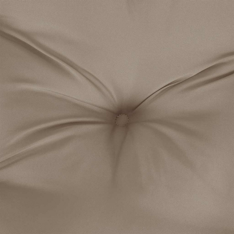 Poduszka na paletę, kolor taupe, 60x61,5x10 cm, tkanina
