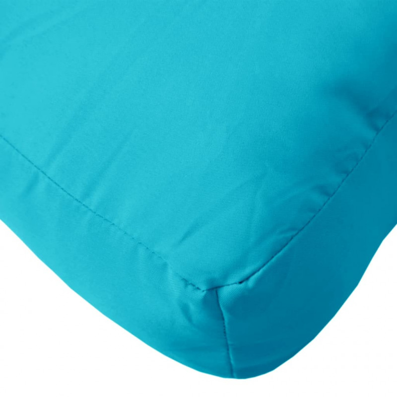 Poduszka na palety, turkusowa, 60x60x8 cm, tkanina Oxford