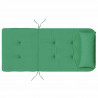 Poduszki na krzesła Gładki 2 pcs Zielony 58 x 77 x 4,5 cm