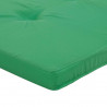 Poduszki na krzesła Gładki 2 pcs Zielony 58 x 77 x 4,5 cm