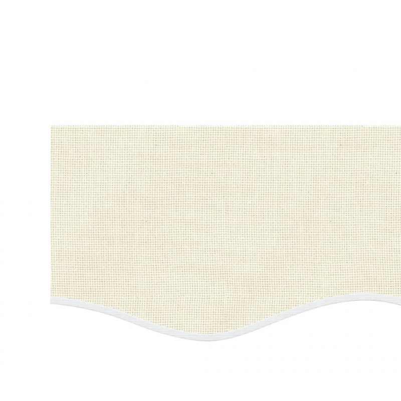 Lambrekin do markizy, kremowe paski, 6 m